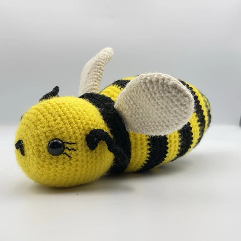 Handmade Crochet Bumble Bee Plushie 11